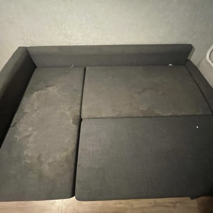 До чистки — Угловой диван, рогожка